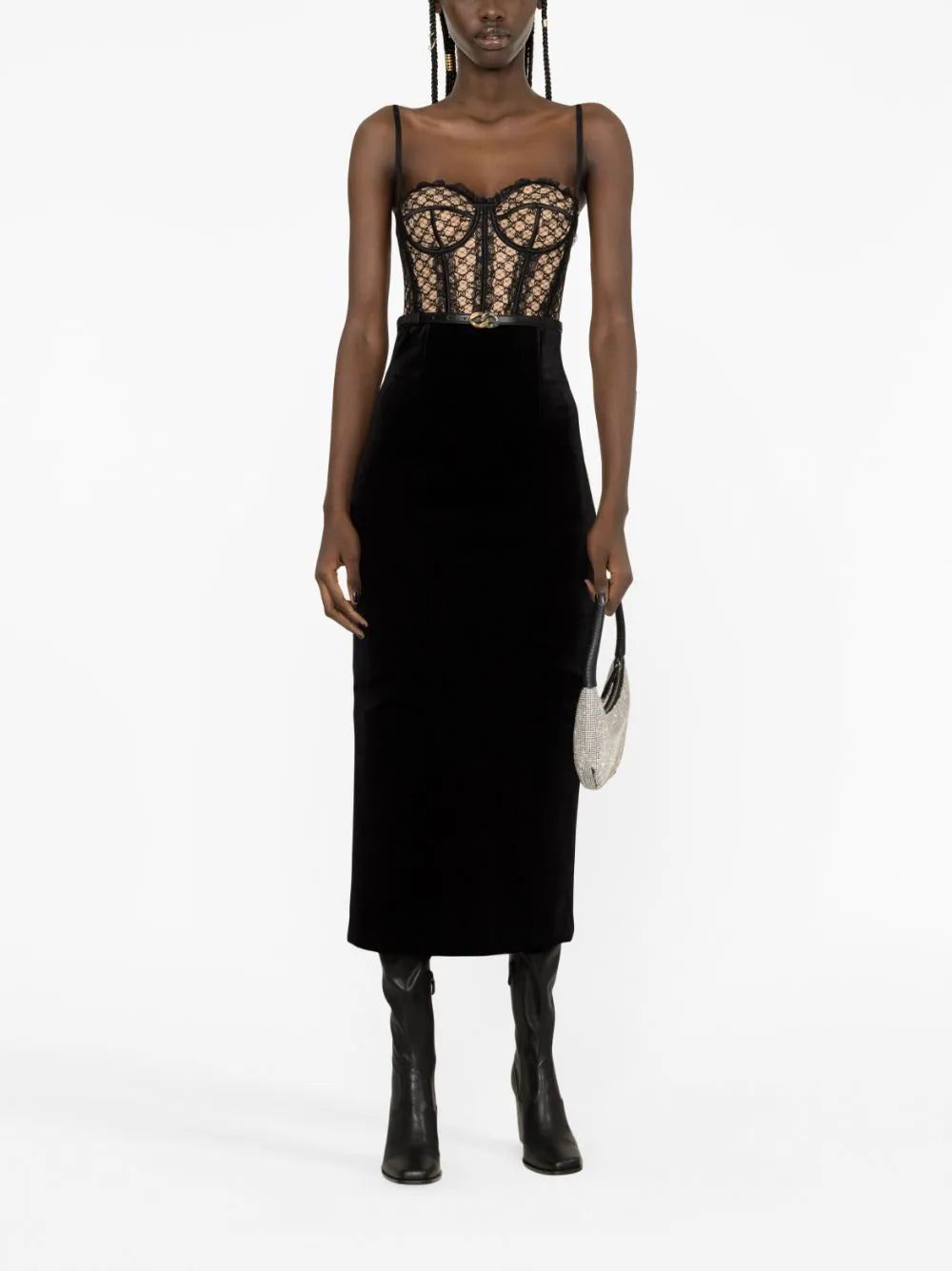 Gucci GG Net corset top - Image 2