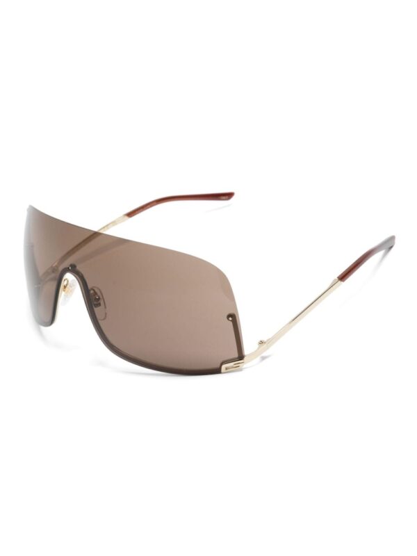 Gucci Eyewear Square-G-motif shield-frame sunglasses - Image 2