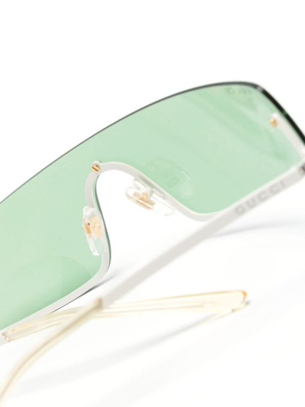 Gucci Eyewear Square-G-motif shield-frame sunglasses - Image 3