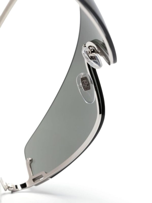 Gucci Eyewear Square-G-motif shield-frame sunglasses - Image 3