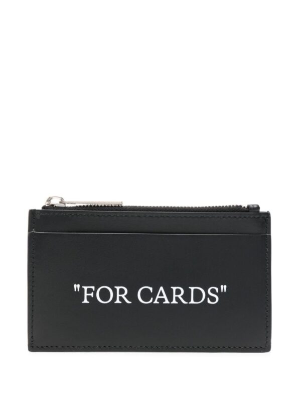 Off-White For Cards leather cardholder