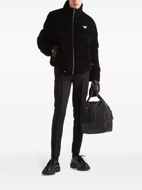 Prada  velvet cropped down jacket - Image 2