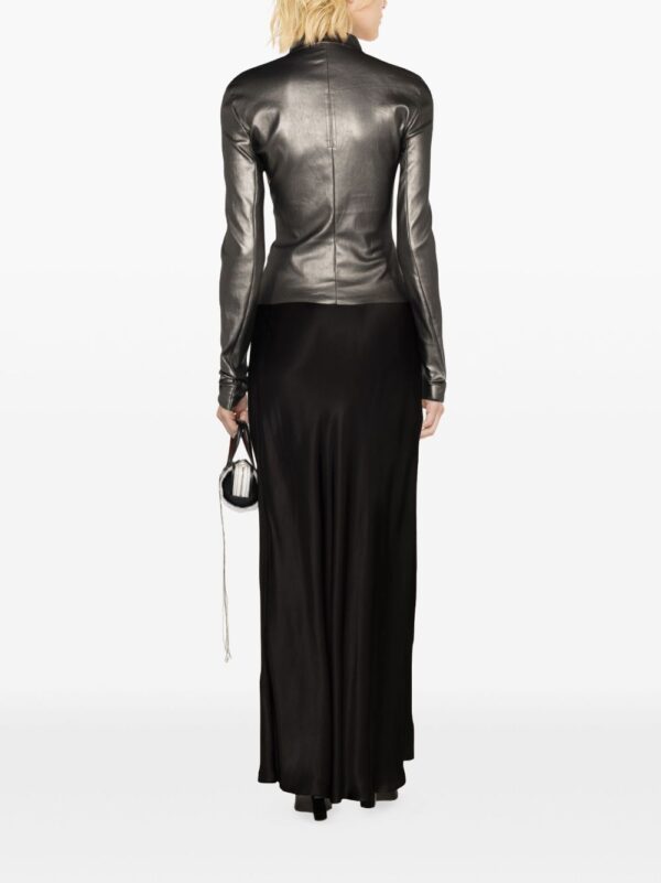 Rick Owens  Gary metallic-leather jacket - Image 4