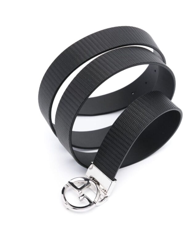 Louis Vuitton wavy-embossed leather belt - Image 2