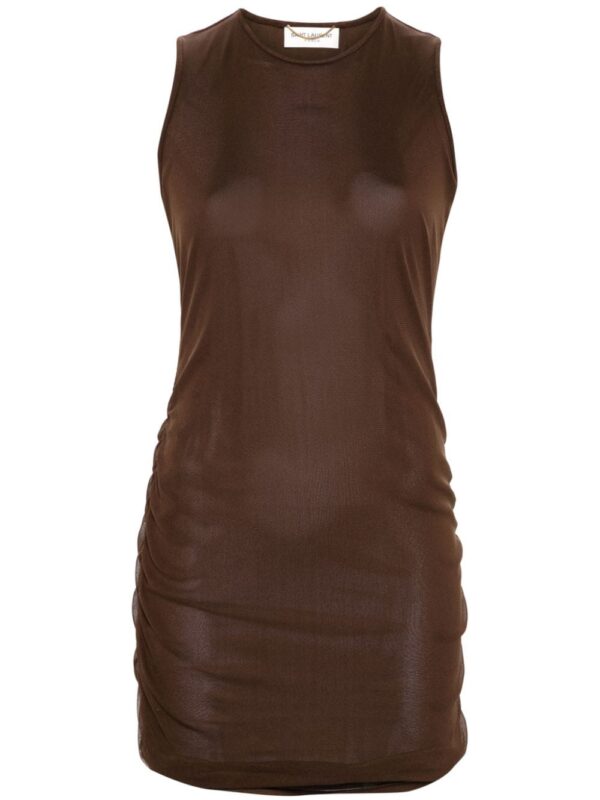 Saint Laurent sleeveless tulle minidress
