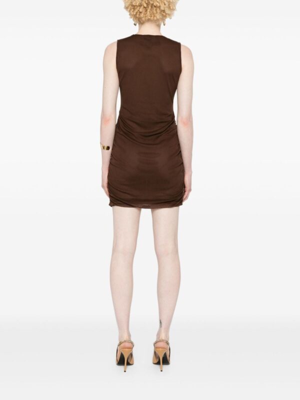 Saint Laurent sleeveless tulle minidress - Image 3