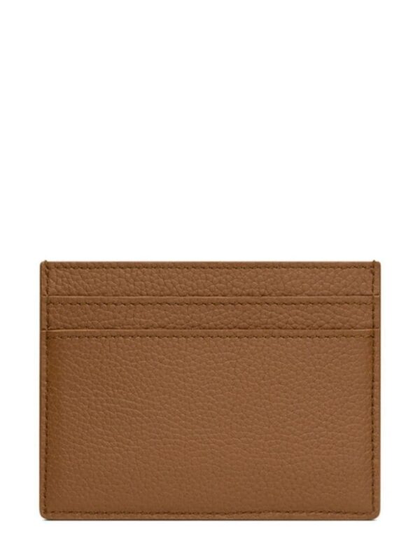 Saint Laurent debossed-logo leather cardholder - Image 2