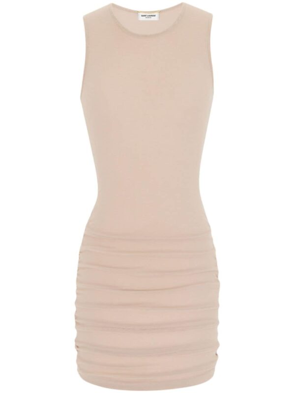 Saint Laurent sleeveless tulle minidress