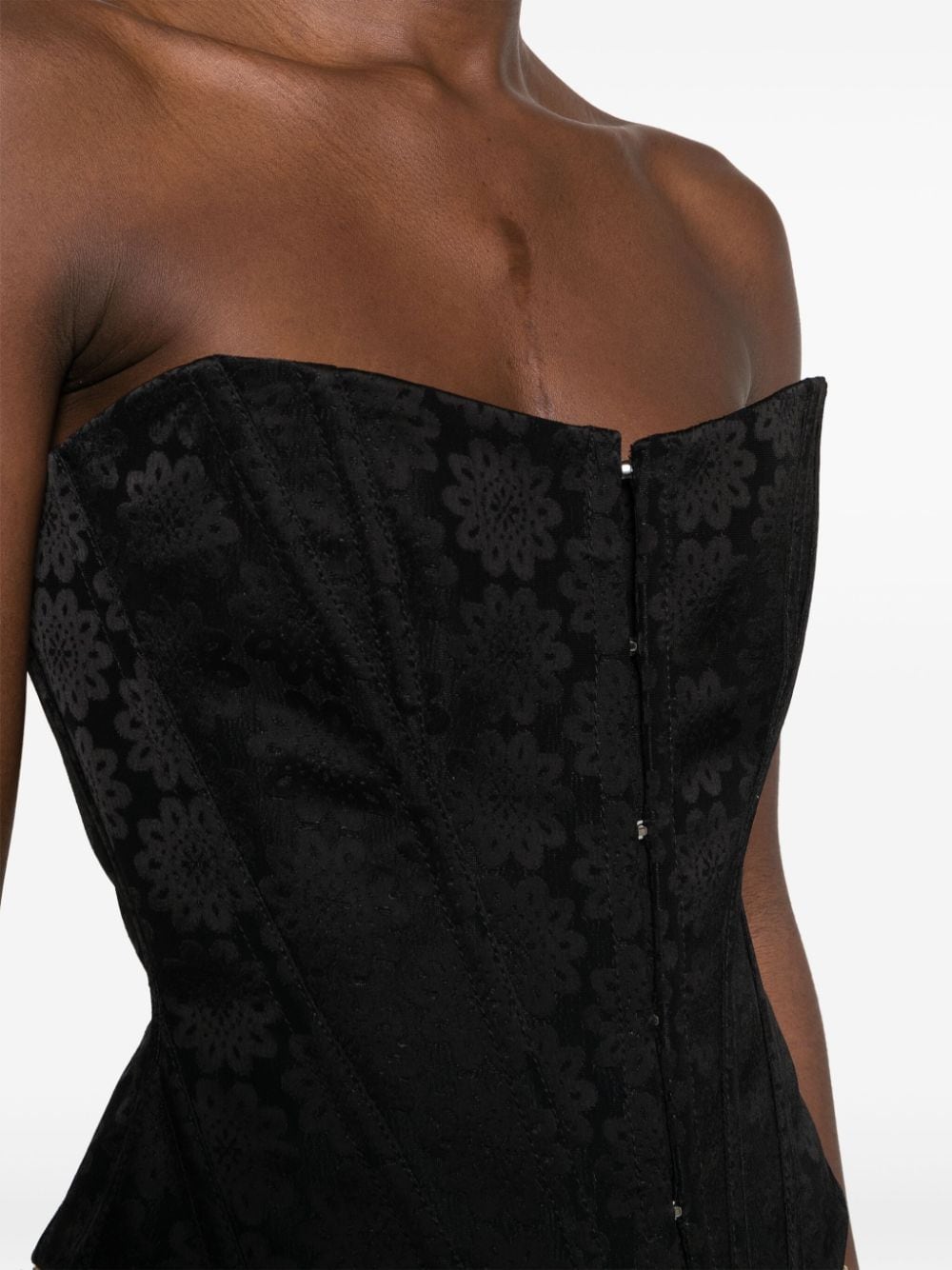 Stella McCartney floral-jacquard corset top - Image 5