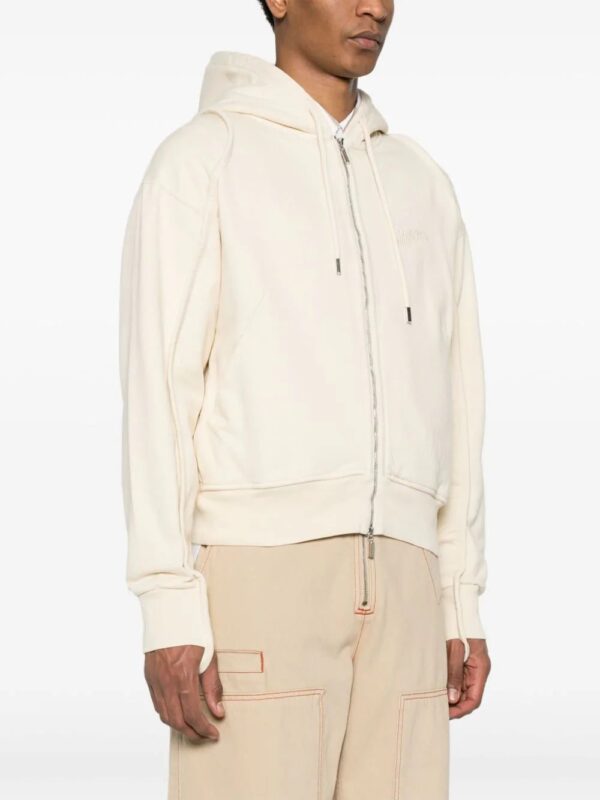Jacquemus  Le Sweater Camargue Zippé zip-up hoodie - Image 4