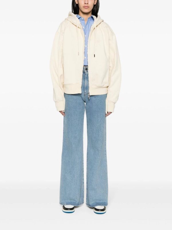 Jacquemus  Le Sweater Camargue Zippé zip-up hoodie - Image 2