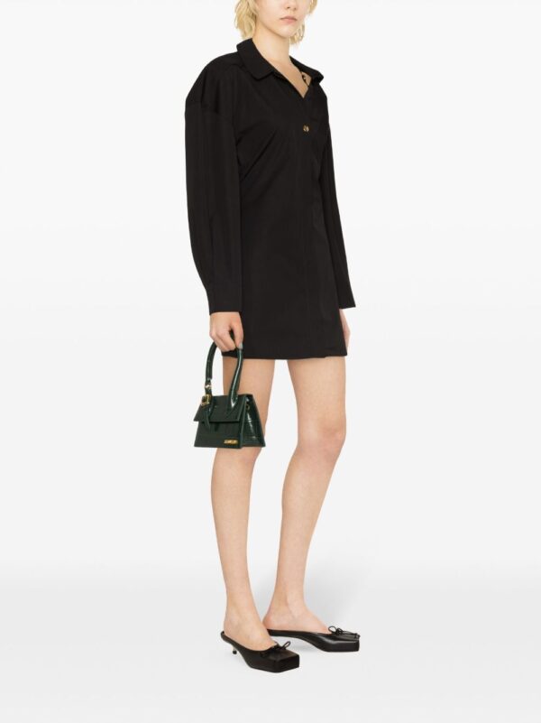 Jacquemus  asymmetric-neck shirt minidress - Image 3