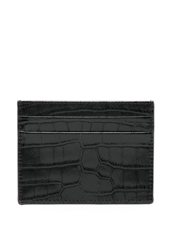 Palm Angels crocodile-effect leather cardholder - Image 2