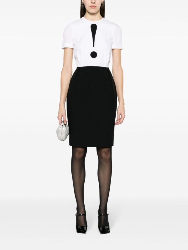 Moschino exclamation point mid-length dress - Image 2