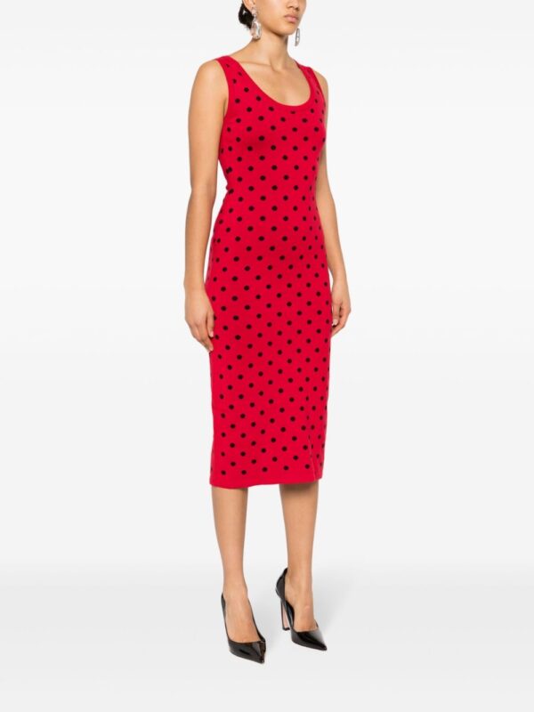 Moschino polka-dot knitted dress - Image 3