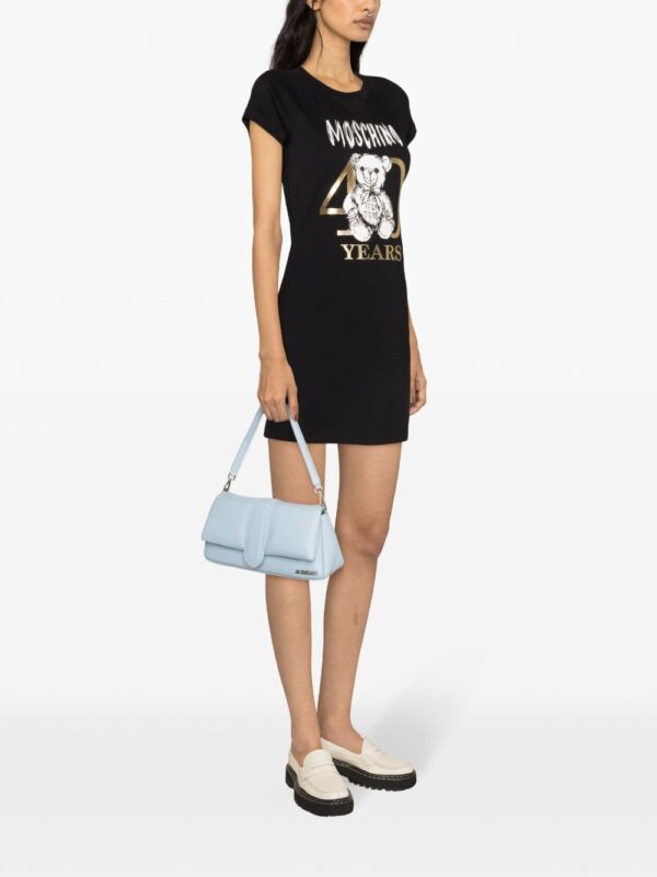 Moschino logo-print cotton T-shirt dress - Image 2
