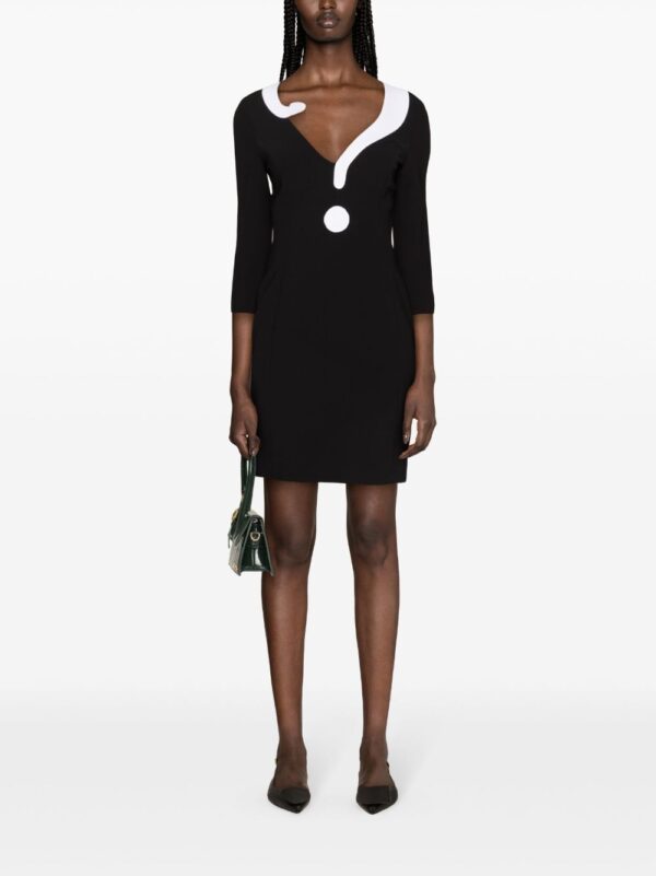 Moschino House Symbols !? twill minidress - Image 4