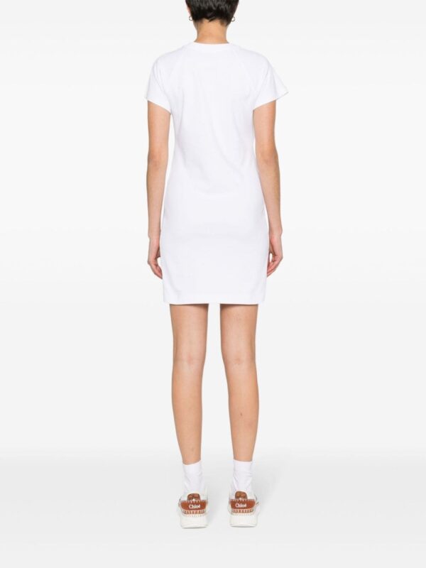 Moschino Teddy Bear-motif cotton T-shirt dress - Image 4