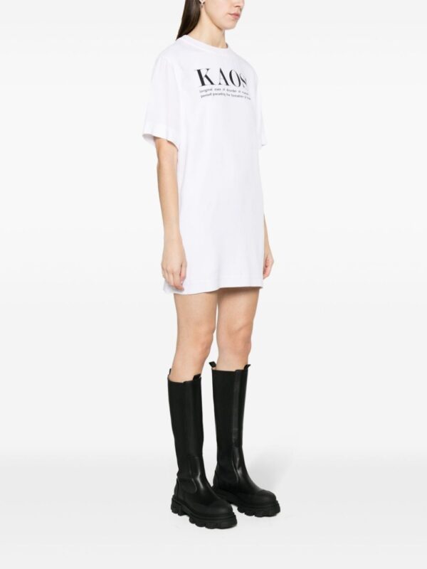Moschino text-print crepe minidress - Image 4