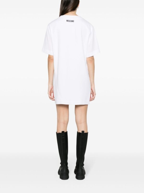 Moschino text-print crepe minidress - Image 3
