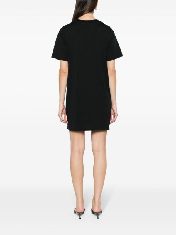 Moschino heart-appliqué cotton minidress - Image 3