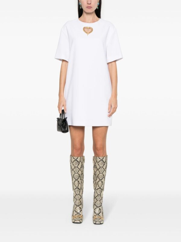 Moschino heart cut-out mini dress - Image 2