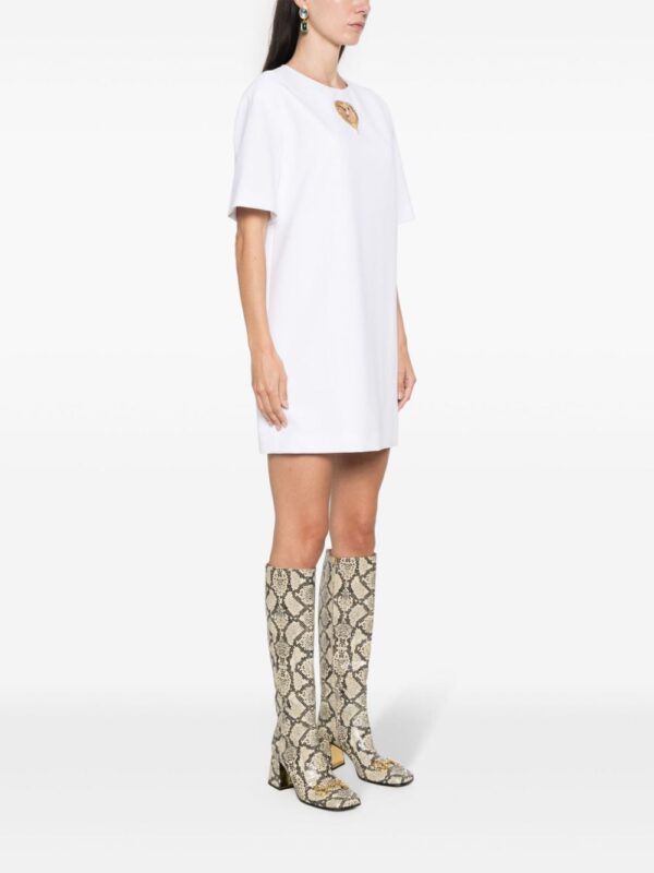 Moschino heart cut-out mini dress - Image 3