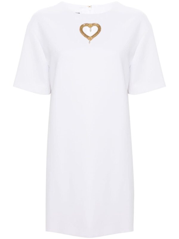 Moschino heart cut-out mini dress