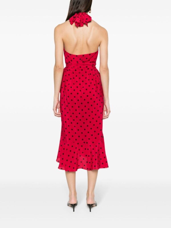 Moschino polka dot-print silk dress - Image 4