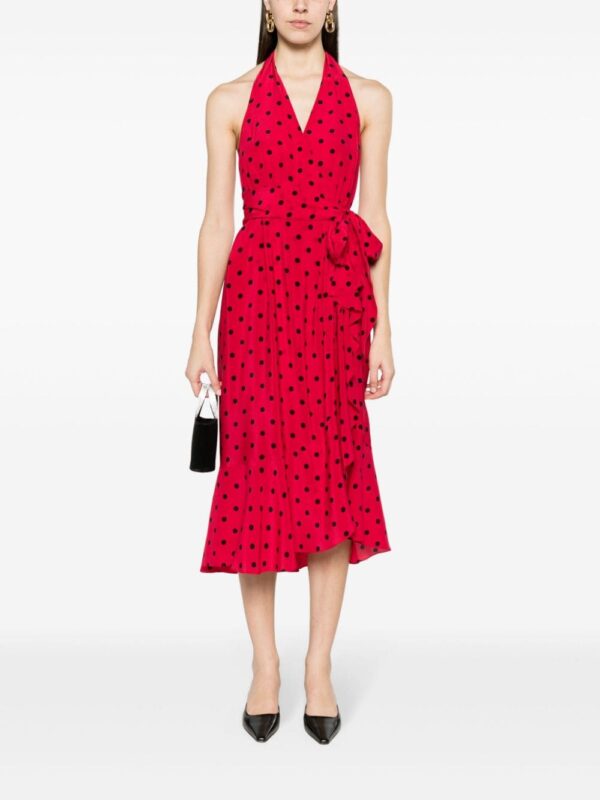 Moschino polka dot-print silk dress - Image 2