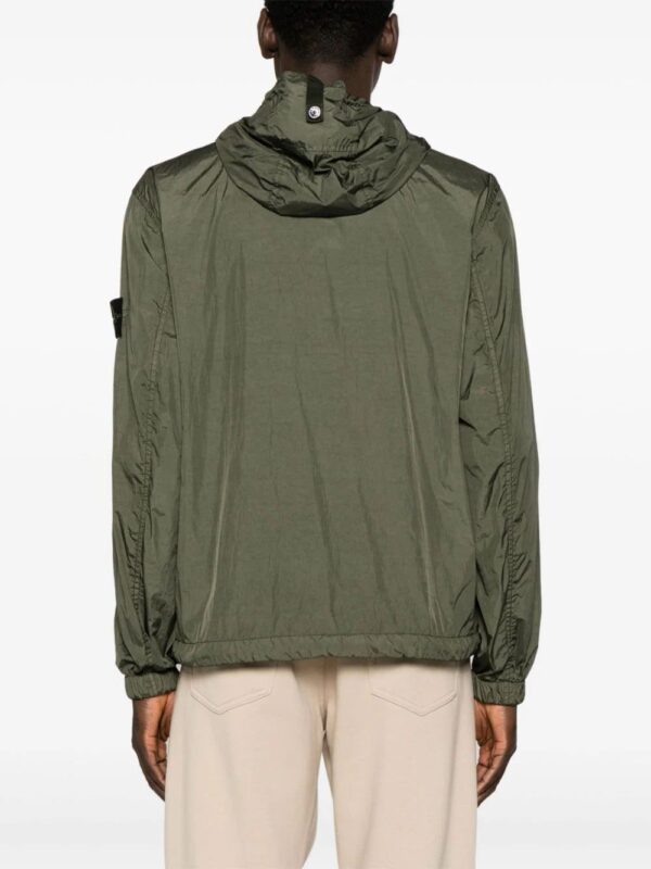 Stone Island  Compass-badge hooded windbreaker jacket - Image 4