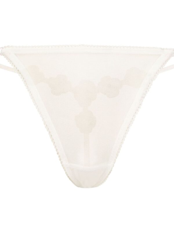 Kiki de Montparnasse  Chouchou floral-appliqué thong - Image 2