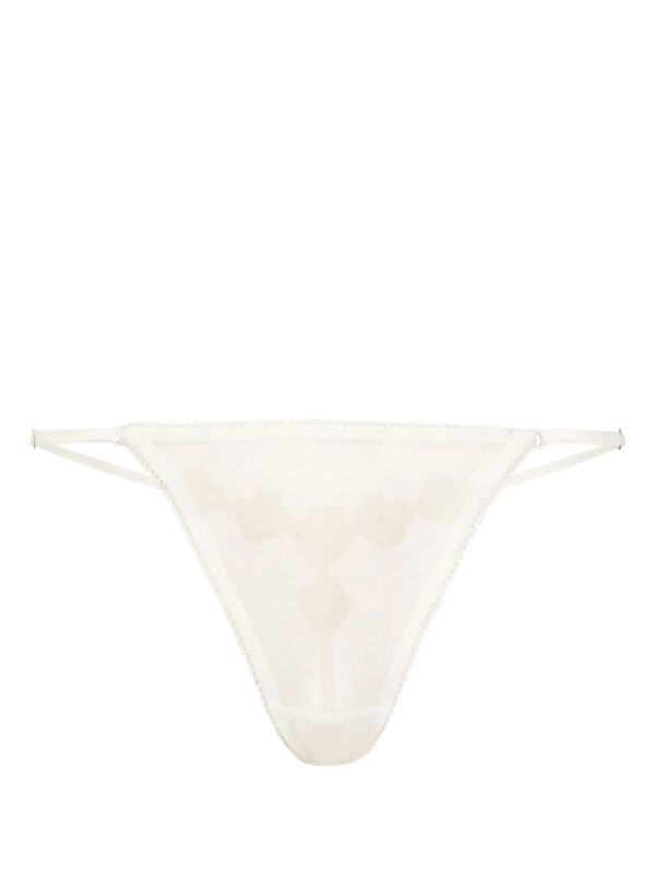 Kiki de Montparnasse  Chouchou floral-appliqué thong