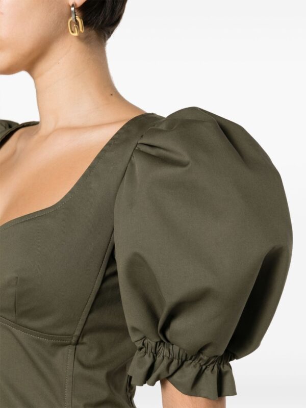 Moschino puff-sleeve cotton minidress - Image 5