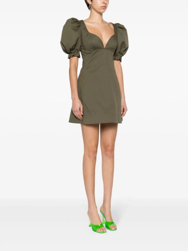 Moschino  puff-sleeve cotton minidress - Image 3