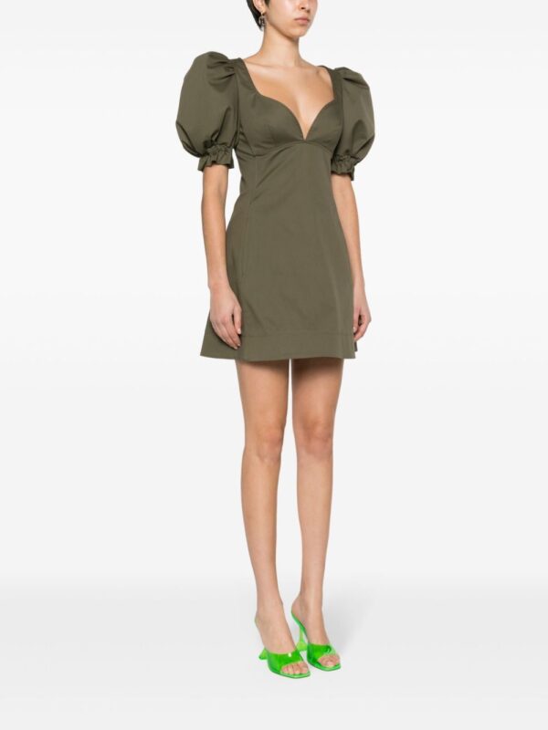 Moschino puff-sleeve cotton minidress - Image 3