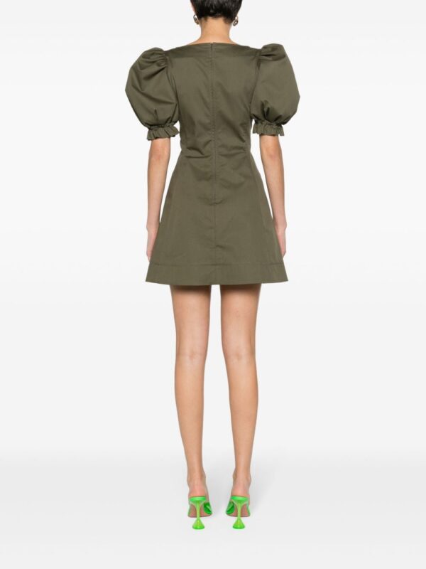 Moschino puff-sleeve cotton minidress - Image 4
