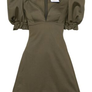 Moschino  puff-sleeve cotton minidress