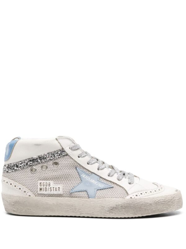 Golden Goose Mid Star mesh sneakers