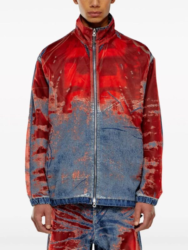 Diesel  D-Krap devoré-denim jacket - Image 3