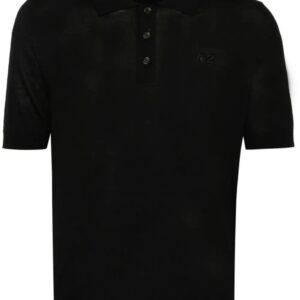 DSQUARED2  embroidered-logo ribbed polo shirt