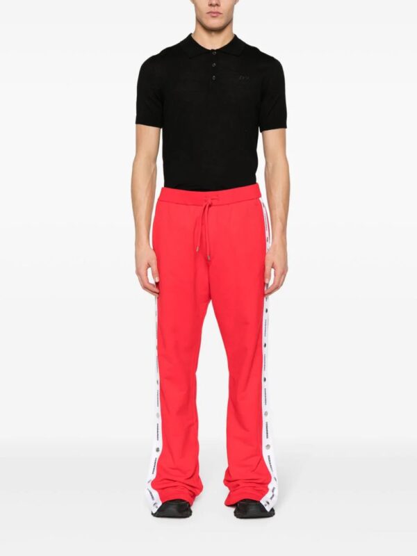 Dsquared2  embroidered-logo ribbed polo shirt - Image 2