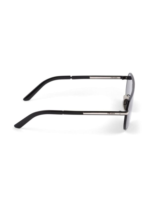 Prada Eyewear logo-plaque rectangle-frame sunglasses - Image 3
