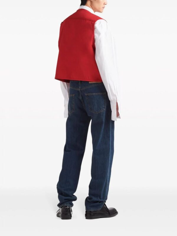 Prada  multi-pocket cotton gilet - Image 3