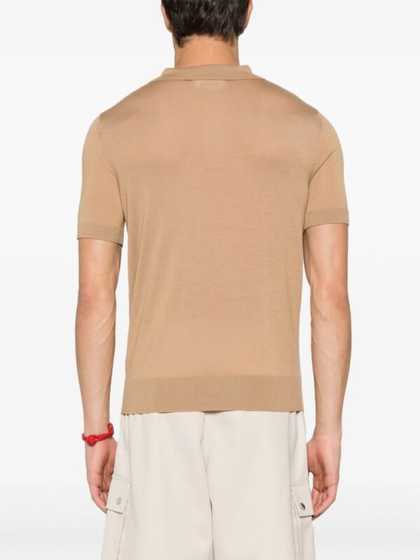 Dsquared2  embroidered-logo ribbed polo shirt - Image 4