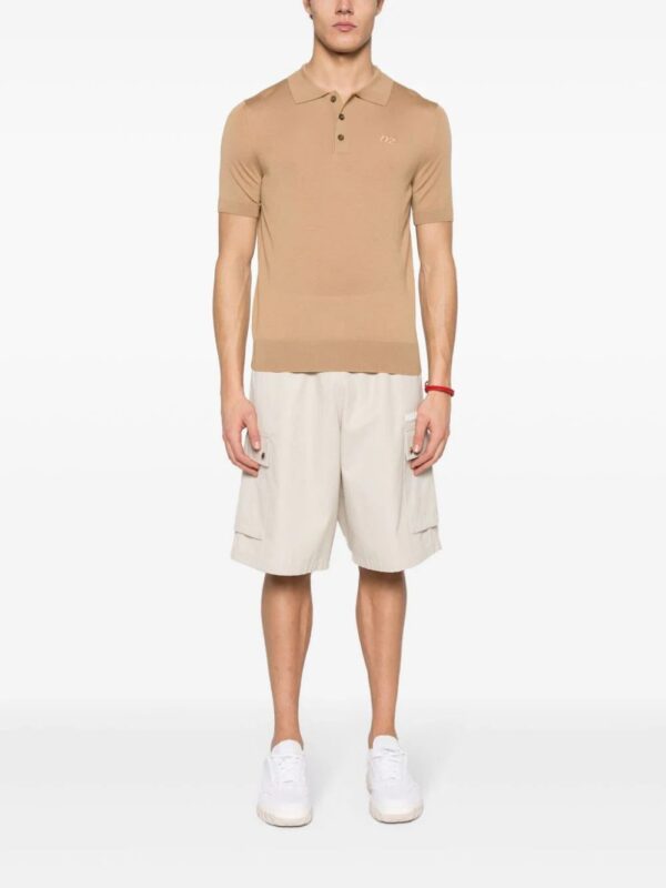 Dsquared2  embroidered-logo ribbed polo shirt - Image 2