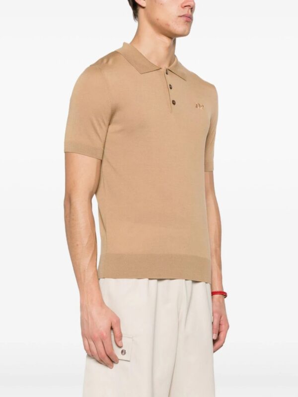 Dsquared2  embroidered-logo ribbed polo shirt - Image 3