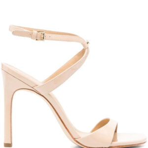 Michael Michael Kors  115mm logo-plaque leather sandals