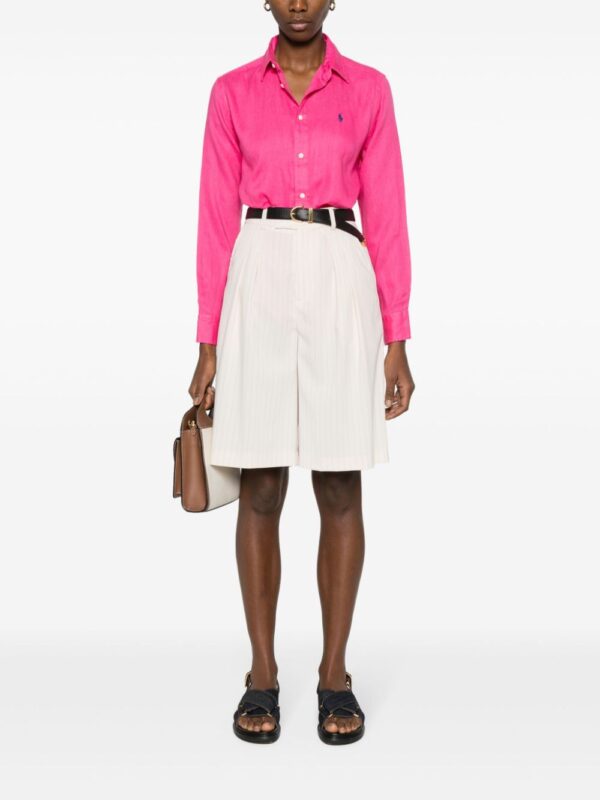 Polo Ralph Lauren  Polo Pony-embroidered linen shirt - Image 2