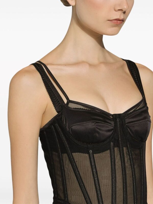 Dolce & Gabbana sheer cotton bustier dress - Image 5